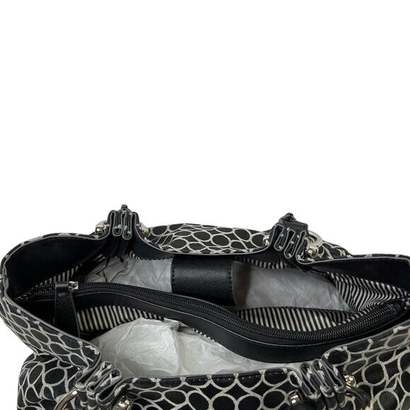 Nine West Black & White Shoulder Bag - Picture 7 of 10